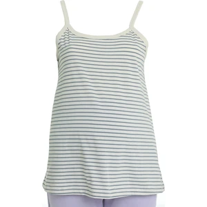 Baby Mom Çizgili Ip Askılı Hamile Tshirt Anne Giyim