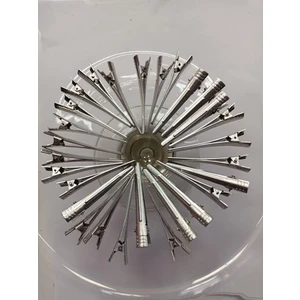 Kırmızıcosmetics 30 Adet Alüminyum Saç Pensi Kuaför Fön Pensi