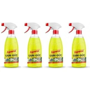 Sarı Güç Çok Amaçlı Ultra Yağ Sökücü 4 x 1 Lt Asperox Sarı Güç 1000