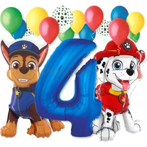 Parti Station Paw Patrol Balon Seti Paw Petrol 4 Yaş Balon Seti Paw Patrol Doğum Günü Set Marshlall Chase