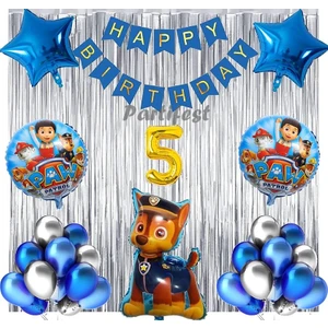Parti Station Paw Patrol Balon Seti Paw Petrol 5 Yaş Balon Seti Paw Patrol Doğum Günü Set Paw Patrol Chase