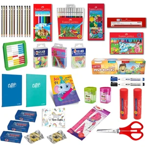 Faber Castell 1. Sınıf Kırtasiye Seti 28 Parça Full Set Okula Başlıyorum Seti