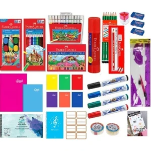 Faber Castell Okula Dönüş Ilkokul 2. Sınıf, 3. Sınıf, 4. Sınıf Kırtasiye Seti Çantasız Ful Set Yok Yok 36 Parça