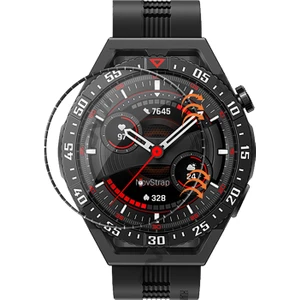 Novstrap Huawei Watch Gt3 Se ile Uyumlu Ekran Koruyucu Nano Esnek Cam Tam Kaplayan Ppm