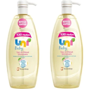 Uni Baby Bebek Şampuanı 900 Ml. x 2 Adet