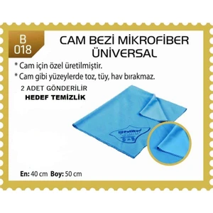 Micro Fiber Cam Bezi.üniversal Polikur.40 x 50 Cm. 2 Adet.