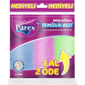 Yapıyorsun Parex Mikrofiber Comfort Temizlik Bezi 3 Al 2 Öde