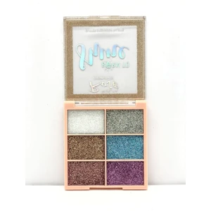 Roesıa Rose Cosmetics Rose Born To   6'lı Glitter - 6 Colors Glıtter Eyeshadow