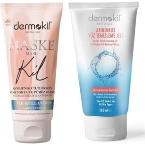 Siyah Nokta ve Pürüz Karşıtı Maske 75 ml ve Arındırıcı Yüz Temizleme Jeli 150ML