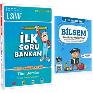 Tonguç Akademi 1. Sınıf Tüm Dersler Ilk Soru Bankam Soru Bankası ve 1. Sınıf Bilsem Deneme Sınavı