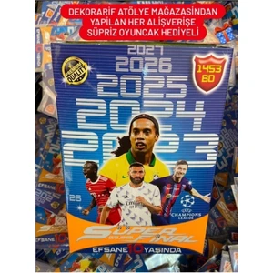 1453 Bd Süper Final 10.yıl Premium Özel Seri 200LÜ Futbol Oyuncu Kartları - 2023 -24-25-26-27 Son Sezon