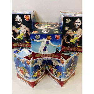 EC Shop Dekoratif Atölye Süper Final En Son Seri Futbol Kartları Mekanik Adamlar 150 Paket 3lü (450 Kart) - Orijinal Kutulu