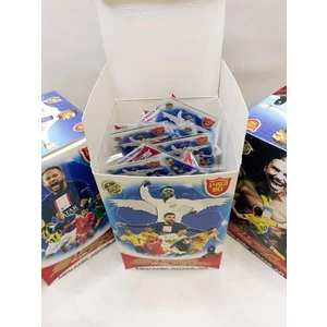 EC Shop Dekoratif Atölye Süper Final En Son Seri Futbol Kartları Mekanik Adamlar 25 Paket 3'lü (75 Kart)