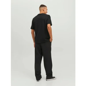 Jack & Jones Jortulum Logo Tee Ss Crew Neck Ln Siyah Erkek T-shirt 12234214-Black
