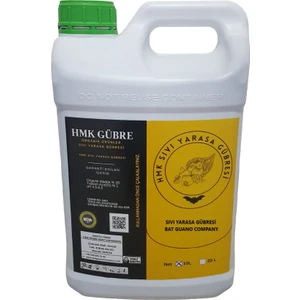 HMK Gübre %100 Organik Hmk Sıvı Yarasa Gübresi 10 Litre