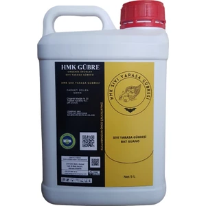 Hmk Gübre %100 Organik Hmk Sıvı Yarasa Gübresi 5 Litre
