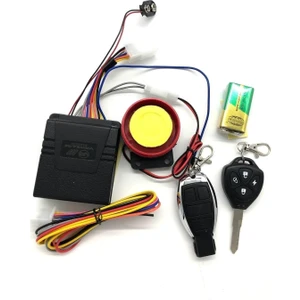 Mto Motosiklet Alarm-Uzaktançalıştırma Seti Pil Destekli-Motor Alarmı - Anahtarlı