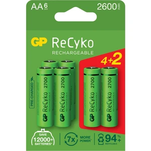 EC Shop Gp Batteries Gp Aa 2600 Mah Şarjlı Kalem Pil 4 2'li Paket GP270AAHCE4-2