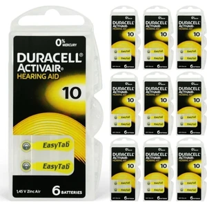 Aktivair 10 Numara Işitme Cihazı Kulaklık Pili (6X10=60ADET)