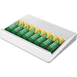 57659 USB Multi Charger 8 Pil Şarj Cihazı+8 Adet 2100MAH Aa Şarjlı Kalem Pil USB