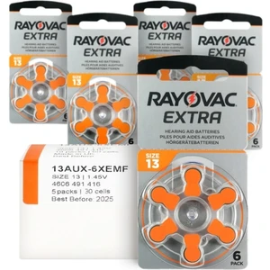 Extra 13 Numara Işitme Cihazı Pili 6x5 (30 Adet)