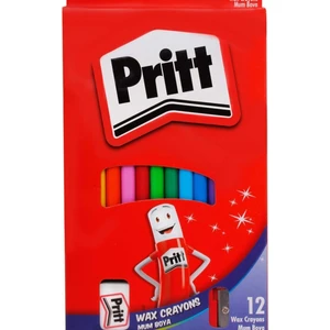 12'li Silinebilir Pastel Boya Mum Boya