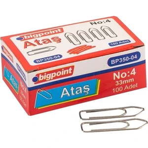 Nikel Ataş No:4 (33MM) 10'lu Kutu