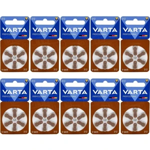 312 Numara Işitme Cihaz Pili 6X10 (60 Adet)