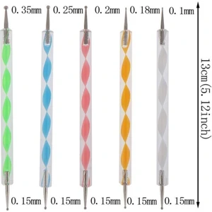 Craft Hobi Çiçek Top Ütü 3'lü Set ( Çift Taraflı Tırnak Noktalama Aparatı - Dot Kalem