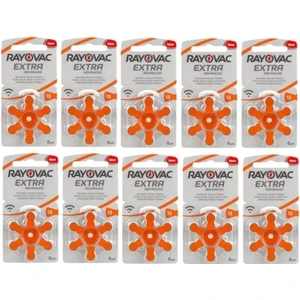 Extra Advanced 13 Numara Işitme Cihazı Pili ( PR48 ) 6 Lı x 10 Paket 60 Adet Pil Renk Kodu