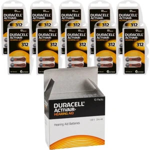 312 Numara Işitme Cihazı Pili 10 x 6 Lı Paket 60 Adet Pil PR41 Kulaklık Pili