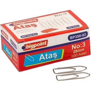 Nikel Ataş No:3 (28MM) 10'lu Kutu