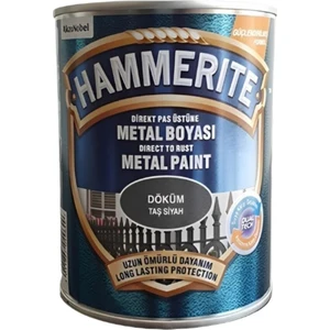 Marshall Döküm Taş Siyah Pas Üstü Metal Boyası 0,75 Lt
