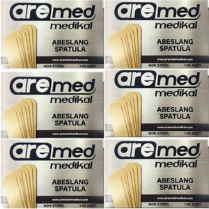 EKS Ticaret Aremed Abeslang / Spatula 100 Lü 6 Paket