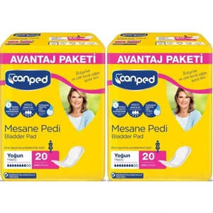 Büyük Boy Yoğun 20X2:40 Adet Mesane Pedi