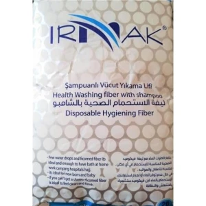 Irmak Şampuanlı Vücut Yıkama Lifi-Hasta Temizleme Süngeri 20 Adet 5 Adet