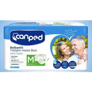 Belbantlı Tekstil Yüzeyli Hasta Bezi Orta M 30'lu Canped Hasta Bezi