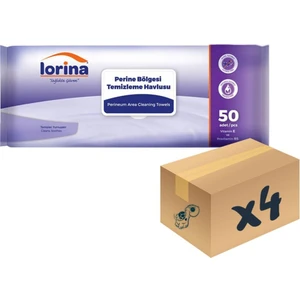 Perine Bölgesi Temizleme Havlusu 50’li 4 Paket