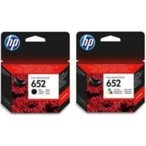 Hp Siyah ve Renkli Kartuş 652 F6V25AE/F6V24A