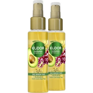 Doğanın Enerjisi Kalın ve Gür Saçlar Avokado, Üzüm Çekirdeği Özlü Saç Bakım Yağı 80 ml x 2