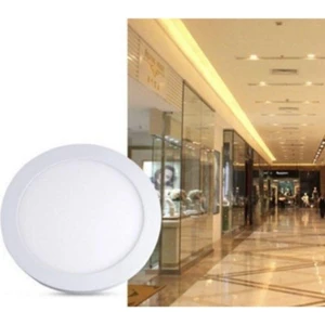 18W Sıva Üstü Yuvarlak LED Panel Armatür CT-5233 - Beyaz Işık
