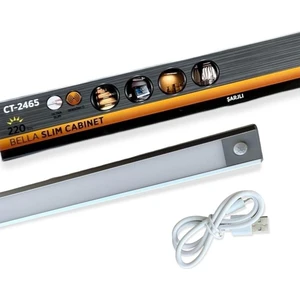 10 Watt Ledli Bella Cabinet USB Şarjlı Sensörlü Armatür CT-2464 Günışığı