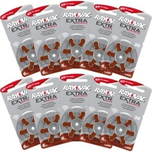 312 Numara Kulaklık Pili 6'lı Paket (10 Paket)