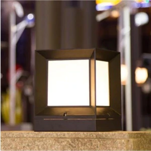 Sekizgen LED Kare Küp Dekoratif Bahçe Aydınlatma Armatürü Dış Mekan SL-1903