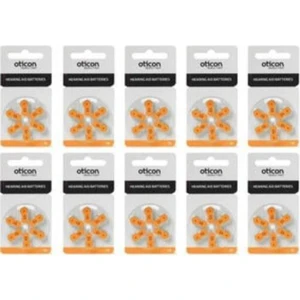 13 Numara Işitme Cihazı Pili 10 Paket Toplam 60 Adet Kulak Içi Işitme Cihazı Pili