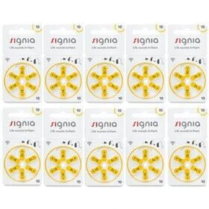 Marka 10 Numara Işitme Cihazı Pili 60'lı (6X10)