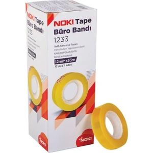 12 Li Paket Selefon Bant (Büro Bandı)- 12MM x 33 Metre