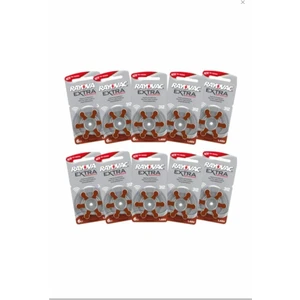 Extra Kulaklık Pili 312 Numara Işitme Cihazı Pili 6'lı 10 Paket