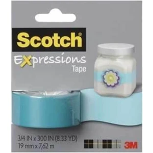 Scotch Renkli Dekoratif Bant Mavi