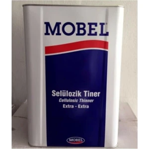 Mobel Selülozik Tiner Kokusuz Çözücü 12 Litre Extra Kalite Boya İnceltici